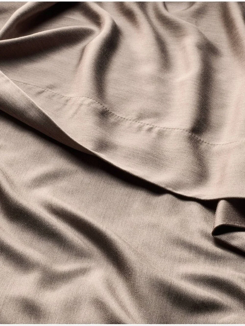 Casaluna Queen 400 Thread Count Rayon from Bamboo Sheet Set Fig Brown